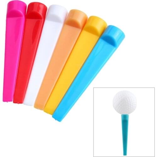 100Pcs 700mm Golf Wedge Tee Tees Plastic Practice Training Tool Golf Accessories Golf Ball Holder Mat Tees Golf Sports