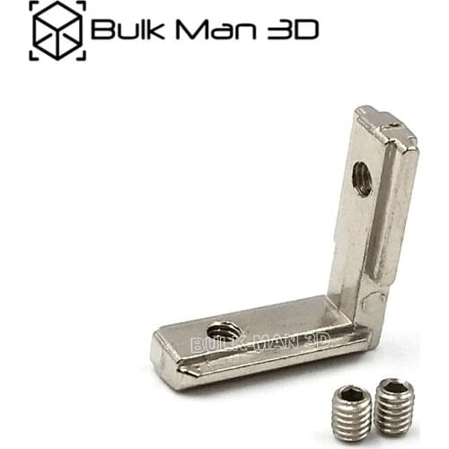 100pcs/lot wholesale 90 degree inside hidden corner bracket for 3D Printer V-slot, T slot Linear Rail