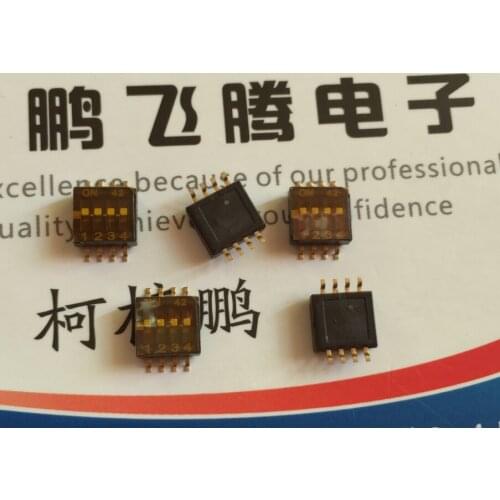 2PCS/lot Original imported US CTS 218-4LPSTR DIP switch 4 bit patch 1.27mm flat dialing