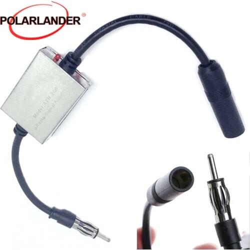Car Antenna Universal 12V-24V Auto Car Radio Aerials FM AM Signal Amplifier Anti-interference Metal ANT-208 GPS Navi Amplifier