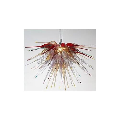 Free Shipping Modern European Style Blown Glass Chain Hanging Chandelier