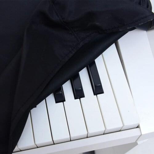 61/88 Keys Piano Keyboard Covers Piano Keyboards Stretchable Dust Proof Folding Waterproof Covers With Drawstring Locking Clasps