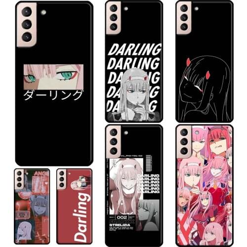 Zero Two Darling in the Franxx Soft Cover For Samsung Galaxy S10 S8 S9 S20 Plus Note 10 Note 20 Ultra S21 S20 FE Case