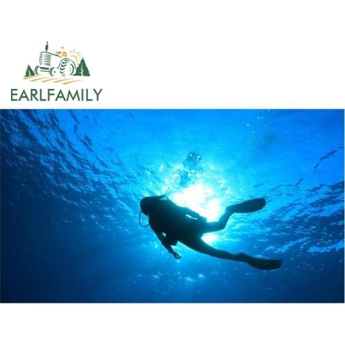 EARLFAMILY 13cm x 7.4cm for Diving Bodrum Daily Tours Vinyl Car Stickers Windshield Creativite Decals Refrigerator Car Styling