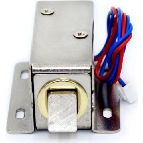 Electronic Lock Catch Door Gate 24V Door Lock Control Intelligent Door Cabinet Lock Access Control for Drawer Hardware