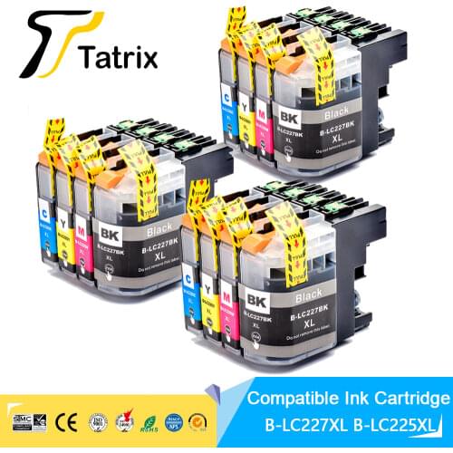 Tatrix Compatible Ink Cartridge for LC227XL LC225XL LC227 LC225 suit For Brother DCP-J4120DW MFC-J4420DW MFC-J4620DW MFC-J4625DW