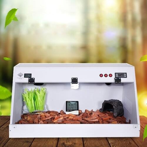 PVC reptile breeding bevel box lizard snake tortoise small dog pet puppies incubator supplies feeding box digital terrarium tank