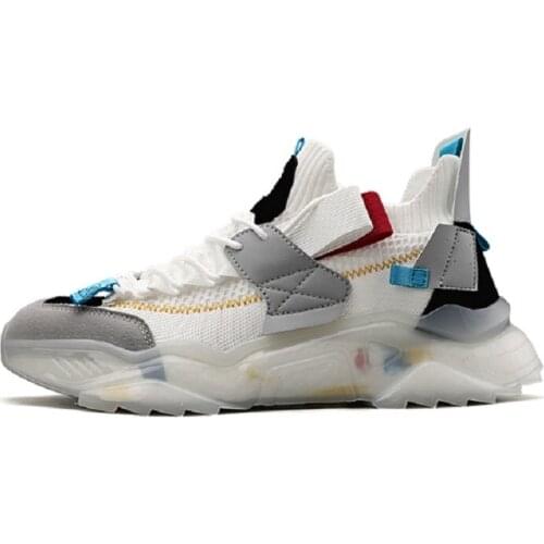 Fashion Height Increasing Breathable Mens Sport Shoes Spring Autumn Light Adult Man Casual Sneakers Footwear Cushioning Hombre