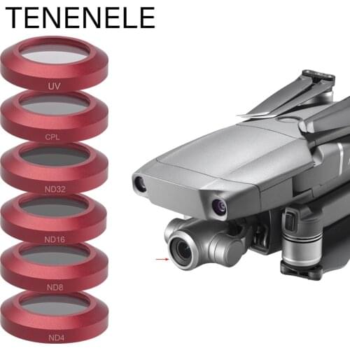 TENENELE Drone Filter ND 4 8 16 32 Camera Filters Set For DJI Mavic 2 Zoom Polar UV Protector Filter Accessories For Mavic2 Zoom