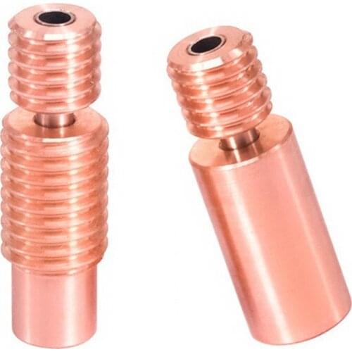 All-Metal E3D V6 Heat Break Copper & Stainless Steel 3D Printer Nozzle Throat E3D V6 HOTEND Heater Block Steel 3D Printer Part