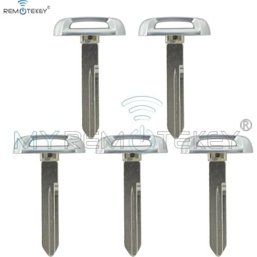 Remtekey 5pcs New type smart emergency spare blank key blade for Dodge Ram 1500 2019 small insert key blade