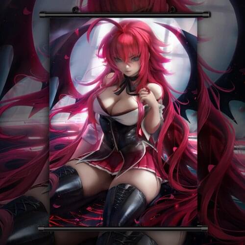 High School DxD Rias Gremory Anime manga wall Poster Scroll