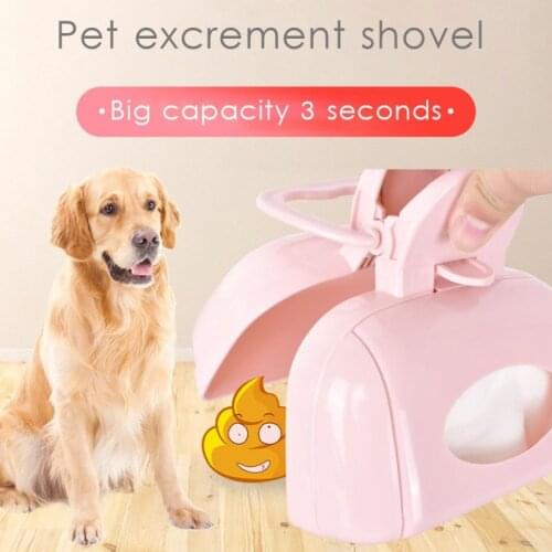 Dog Pet Pick Up Excreta Pet Dog Bag Dispenser Poop Scoop Clean Animal Waste Picker Cleaning Tools Pet Products
