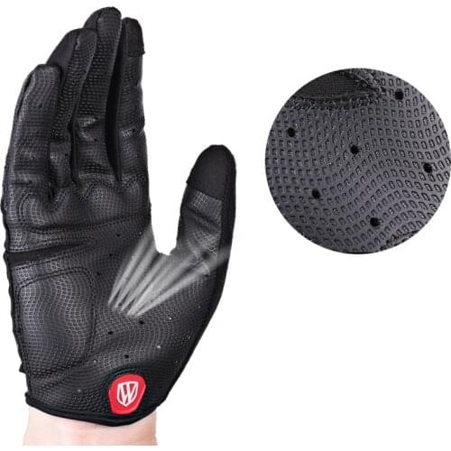 WHEEL UP Cycling Bicycle Gloves Full Finger Touch Screen Men And Women Breathable Shock-Absorbing Slip Sports Gloves