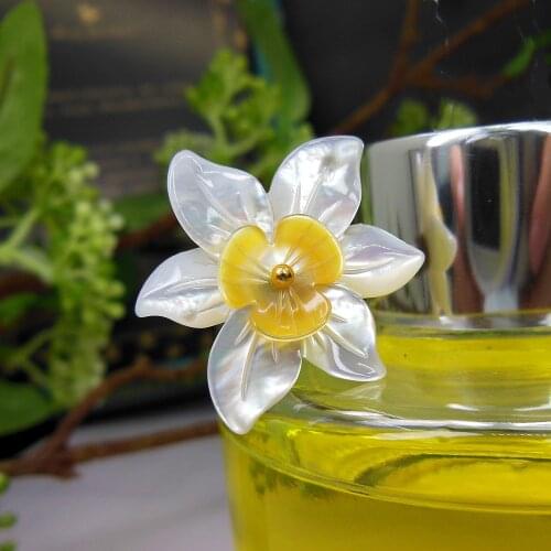 4pc Vintage Daffodil Chinese Hairpin Hand Carved Shell Flower Hair Pins Wedding Hair Pin Jewelry Set Bridal Headwear WIGO1475