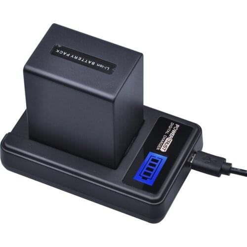 1Pcs 4500mAh NP-FV100 NP FV100 NPFV100 FV100 Battery + LCD USB Charger for SONY NP-FV30 NP-FV50 NP-FV70 SX83E SX63E FDR-AX100E