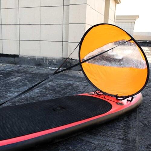 Boat Wind Sail Downwind 1PC Kayak Clear Window Foldable Portable Boats Accessories Durable Outdoor Equipment Sail Sup