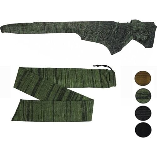 14" Airsoft Rifle Pistol Knit Gun Sock Polyester Silicone Treated Rifle Protector Cover Holster Gun Storage Bag Case for Hunting