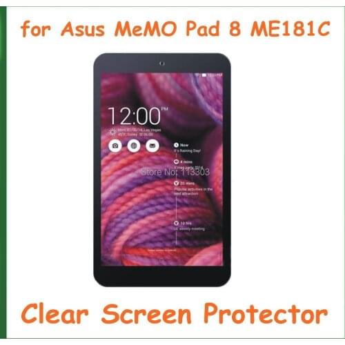 5pcs Ultra Clear Screen Protector Protective Film for Tablet PC 8" Asus MeMO Pad 8 ME181C Size 193*112.5mm No Retail Package