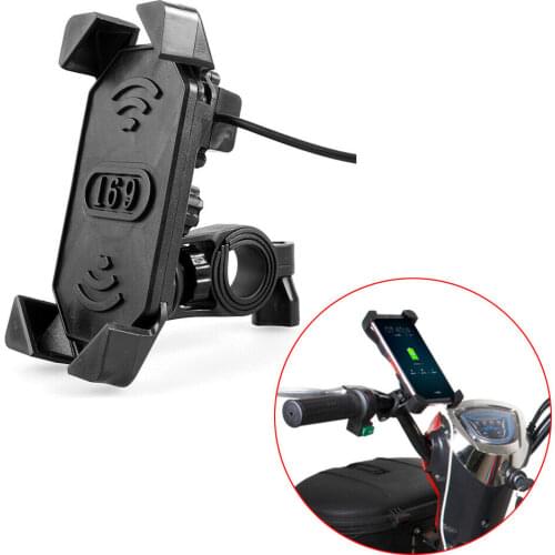 Accessories Fit For Universal Motorcycle Motorbike Bicycle 360 Rotation Mobile Phone Holder Bracket GPS Mount