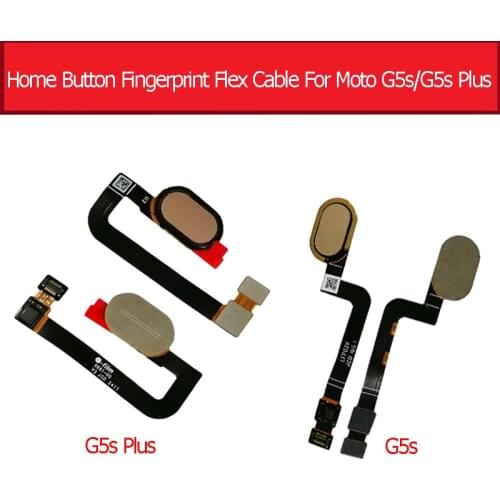 Home Button Fingerprint Sensor Flex Cable For Motorola Moto G5s/G5s Plus Menu Return Key Touch ID Sensor Flex Ribbon Spare Parts