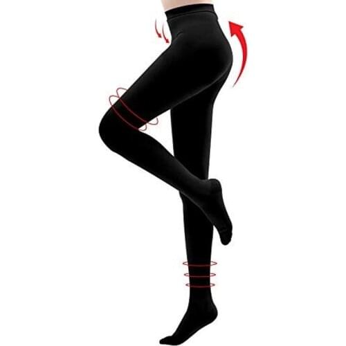 Compression Pantyhose 22-32 mmHg Women Support Hose Closed Toe Stockings Opaque Graduated Firm Veins Varicose Edema Swelling