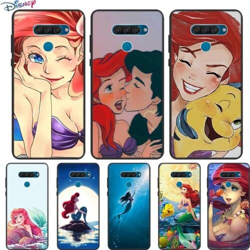 Princess Ariel Disney For LG K92 K62 K52 K42 K31 K22 K71 K61 K51S K41S K30 K20 G8 G8S G8X ThinQ Silicone Phone Case