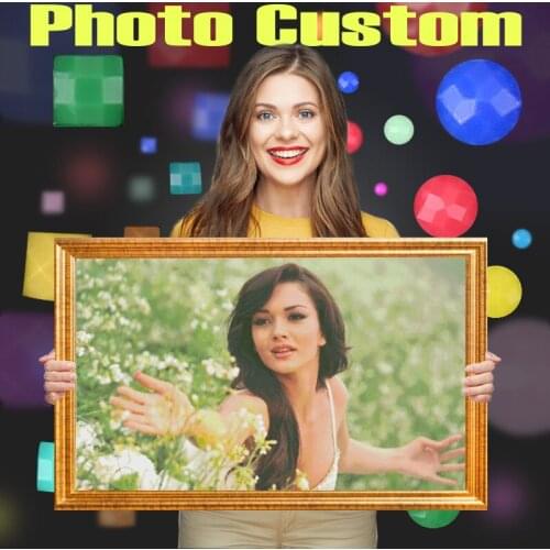 TINMI ARTS Poured Glue DIY Diamond Painting Kit Art Photos Custom Mosaic Picture Of Rhinestones Gift Full Round Drill Embroidery