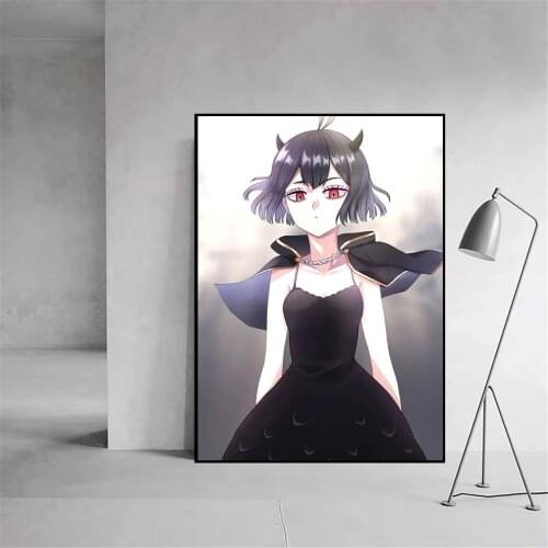 Wall Art Canvas Hd Print Japanese Anime Posters Painting Black Clover Pictures Home Decoration for Living Room Modern Modular
