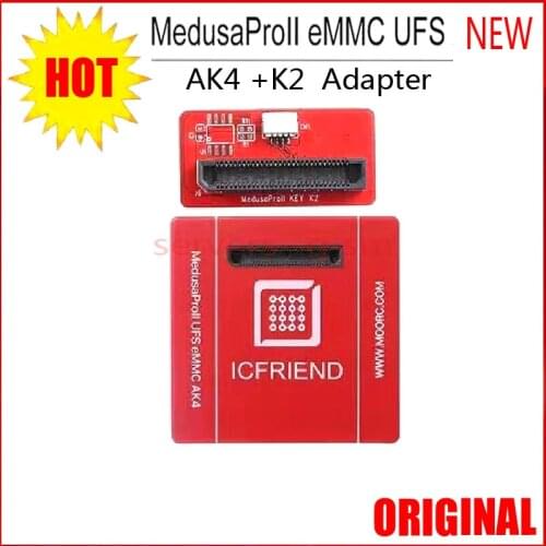 MOORC ICFRIEND new original MedusaProII eMMC UFS AK4+K2 Adapter for Medusa Pro II box