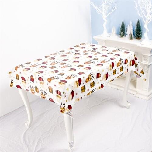 DIY Christmas Decorations 2020 New Year Disposable Tablecloth Practical Household Table Decorations