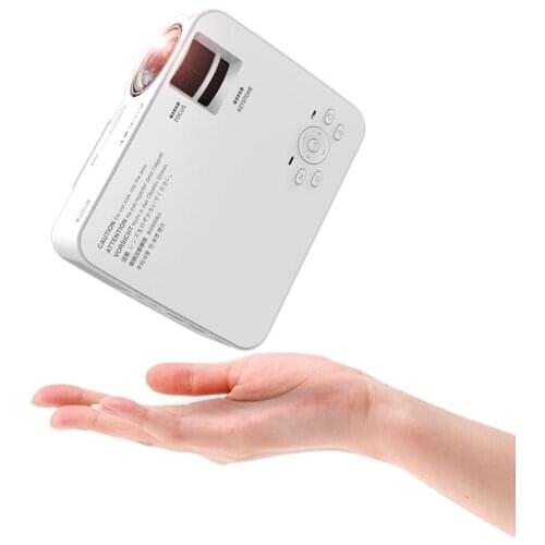 [upgraded version] rexda T1 mobile projector home mini full hd mini 3D mini projector portable office 1080P smart TV home theate