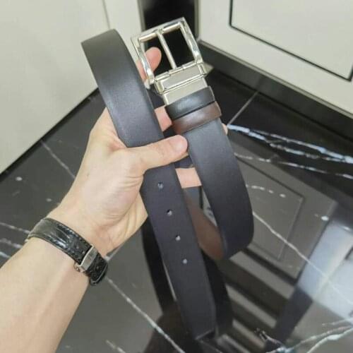 New Genuine Leather Belt For Man High Quality Luxury Design Brand Cow Skin Strap Fashion Casual Business Trouser Waistband