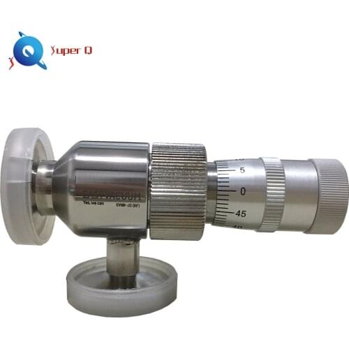 High vacuum trimming manual valve