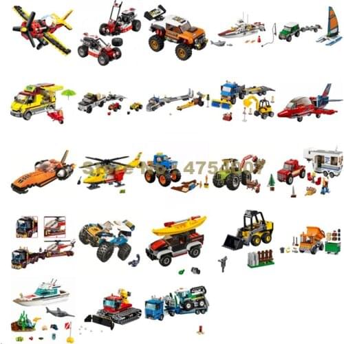 Plane truck buggy car fishing sailing diving boat van sweeper plane helicopter tractor cleaning camper bulldozer vehicle Toy