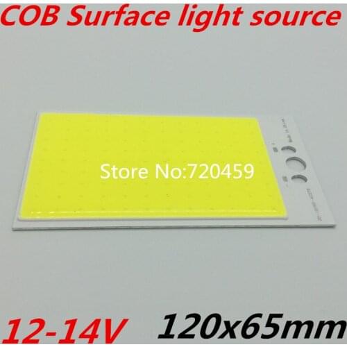 LED COB Bulb Lamp Light source White/Warm white Light Lamp Chip DC12-14V For DIY car outdoor lighting LED Flood Light 120x65mm