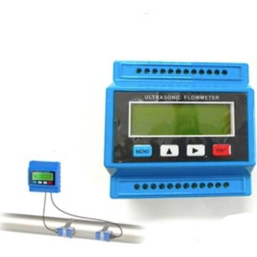 TUF-2000 water flow meter with TL-1 transducers DN300~DN6000mm Ultrasonic module flowmeter Communication Interface RS232 12V/24V