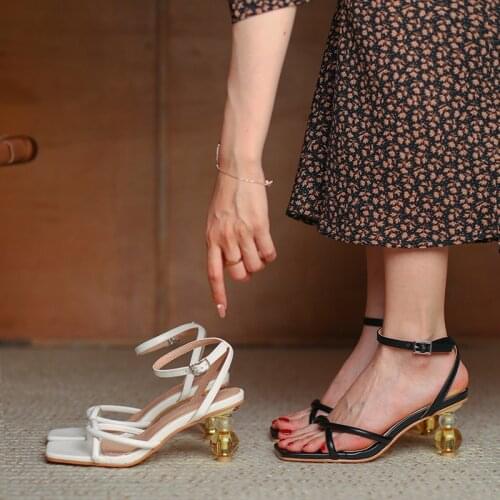 Women Shoes Woman Pumps Sandals High Heels Shoes High Heels Ankle Strap Summer Pumps Sexy Sandals Clear Heels for Women