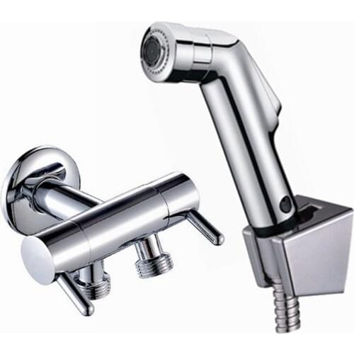 Angle Copper bathroom toilet shower blow-fed spray gun nozzle bidet faucet versatile Bathroom Hardware bd111