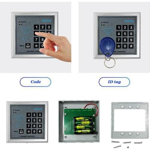 Waterproof Wireless ID Reader 125Khz Compatible with Hidden lock sold in our store 433Mhz Card Reader Wireless Keyboard