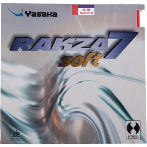 Yasaka Original RAKZA 7 SOFT RK7 Pimples In Table Tennis Rubber RAKZA7 SOFT Pips-In Ping Pong Sponge Tenis De Mesa