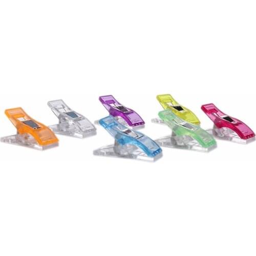 12000 pcs New Arrive 10 colors Plastic Clips Holder for DIY Patchwork Fabric Quilting Craft Sewing Knitting