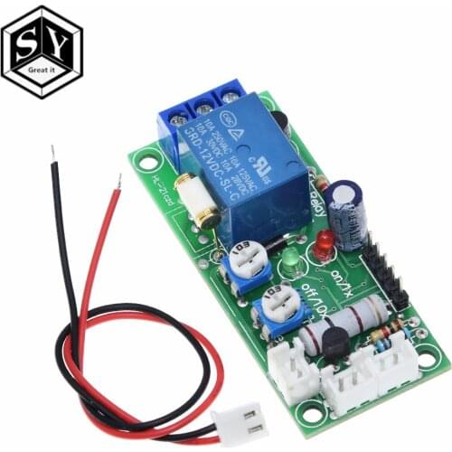GREAT IT 1PCS Vibration Module/ Vibration Sensors Relay Switch Sensitivity and The Time Delay Adjustable (D2A1) 12V