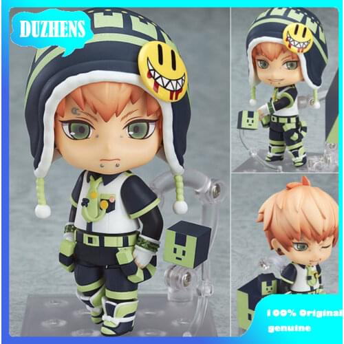 100% Original genuine Dramatical Murder Noiz Q version figma PVC Action Figure Anime Figure Model Toys Figure Doll Gift