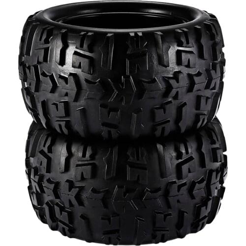 2 Pieces 1/8 Climbing RC Car Truck Wheels Tires for HSP HPI E-MAXX Savage LRP Spare Parts