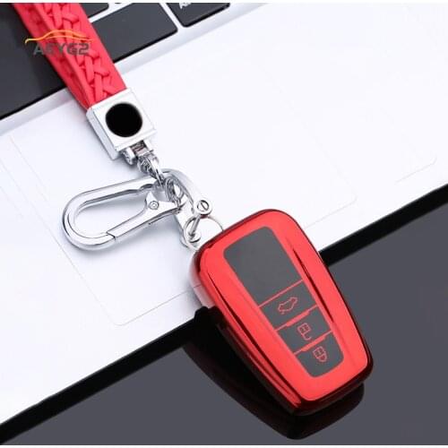 Soft TPU Car Remote Key Full Cover Case For Toyota CHR C-HR Prado 2017 2018 Prius Camry Corolla RAV4 Avalon 2017 2018 2019 2020