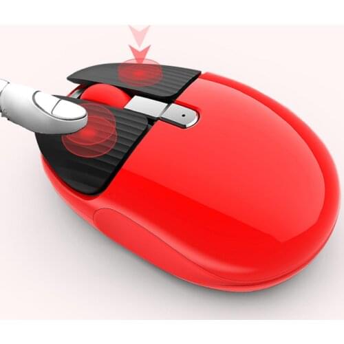 M106 Bluetooth 2.4GHz Wireless 1600DPI Magnetic Design Rechargeable 600mAh Large Capacity Battery Mouse Computer Accessory
