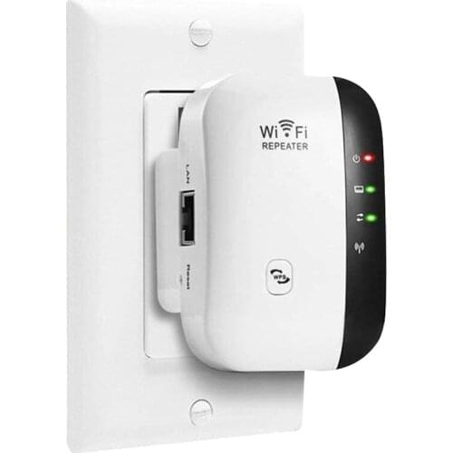WiFi Network Repeater Wireless Signal Amplifier Small Bread Routing Extender 300M Relay Repeater UK Plug