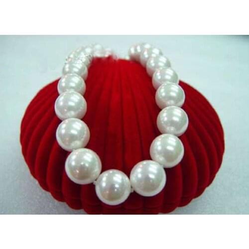 BIG 20mm AAA south sea white shell pearl necklace 18