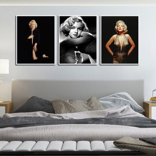 Black and White Sexy Women Canvas Painting Wall Art Nordic Lady Picture Poster Print Wallpaper Living Room Bedroom Decoration